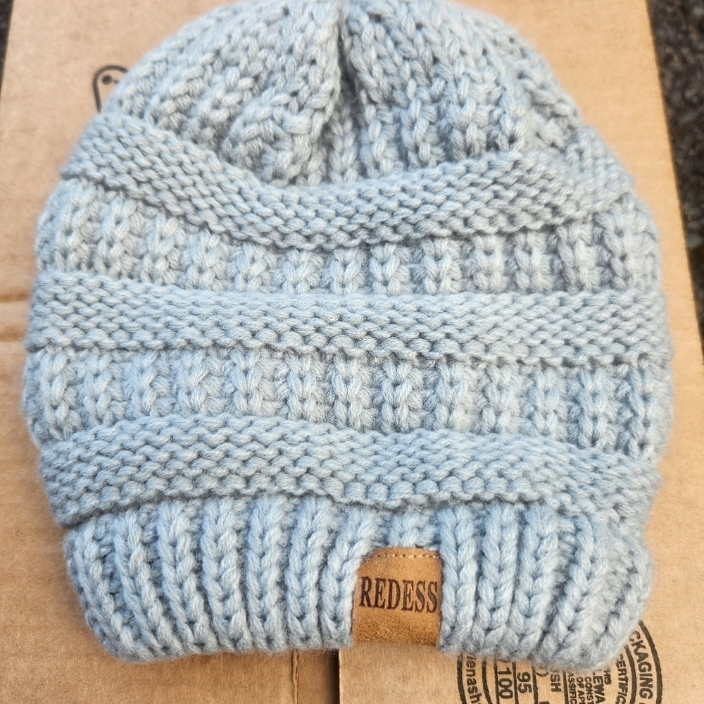 Grey Redess Toddler Winter Hat